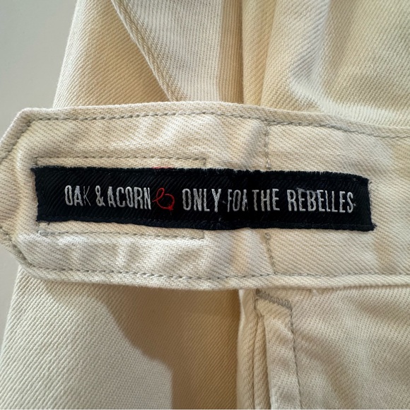 Oak & Acorn Rebelle Reserve Coverall Jumpsuit Ecru Utility Denim XS NWT - Picture 9 of 12